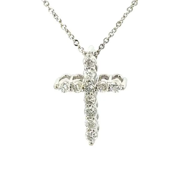 14KW Diamond Cross Pendant E.M. Smith Family Jewelers Chillicothe, OH