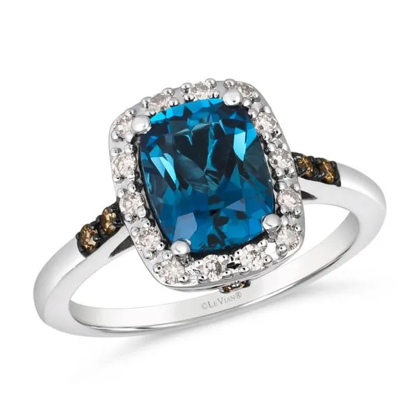 Le Vian® Ring featuring Deep Sea Blue Topaz™ Nude Diamonds™ , Chocolate Diamonds® E.M. Smith Family Jewelers Chillicothe, OH