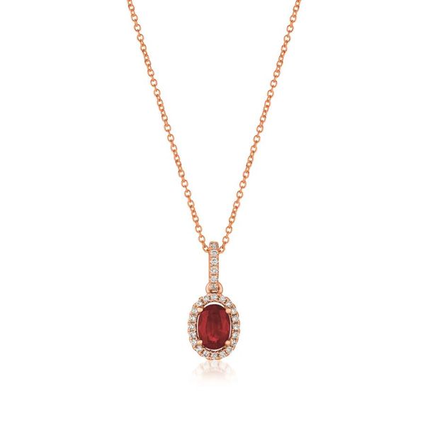14K Strawberry Gold® Le Vian® Passion Ruby™ Pendant E.M. Smith Family Jewelers Chillicothe, OH