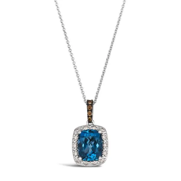 Le Vian® Pendant featuring Deep Sea Blue Topaz™ Nude Diamonds™ , Chocolate Diamonds® E.M. Smith Family Jewelers Chillicothe, OH