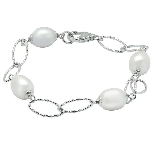Sterling Silver Freshwater Pearl Bracelet E.M. Smith Family Jewelers Chillicothe, OH