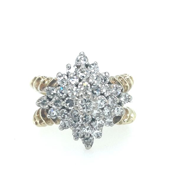 Diamond Cluster Ring E.M. Smith Family Jewelers Chillicothe, OH
