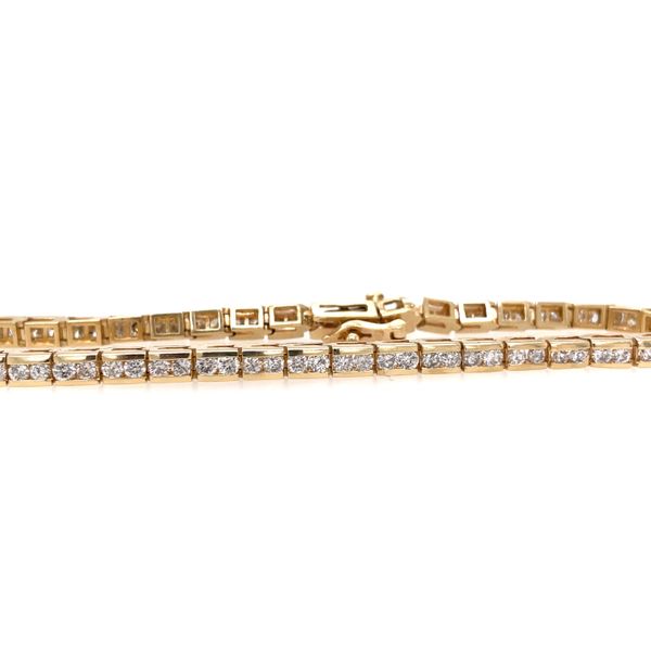 14K Yellow Gold Diamond Bracelet (Consignment) E.M. Smith Family Jewelers Chillicothe, OH