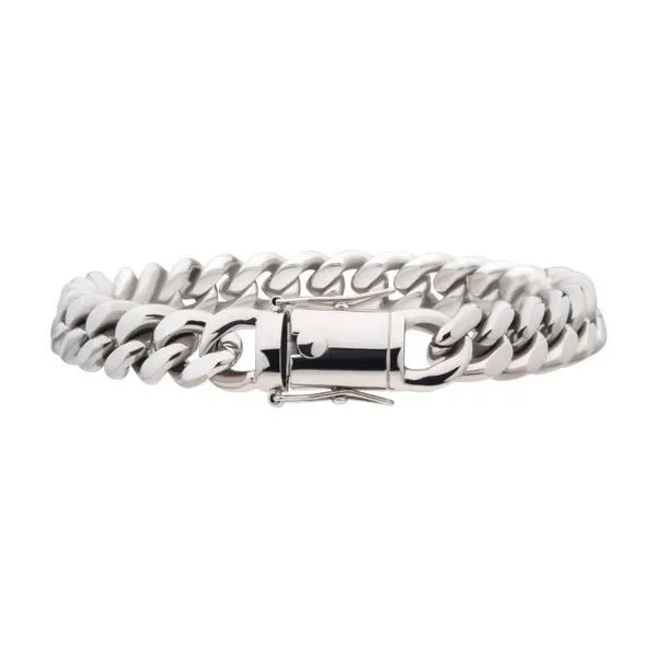 8mm Steel Miami Cuban Chain Bracelet E.M. Smith Family Jewelers Chillicothe, OH