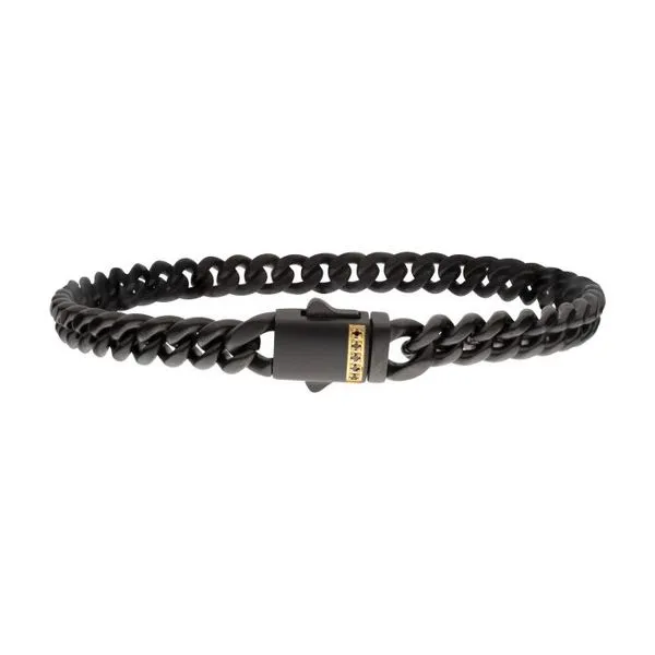 Men's Steel Cuban Chain Bracelet E.M. Smith Family Jewelers Chillicothe, OH