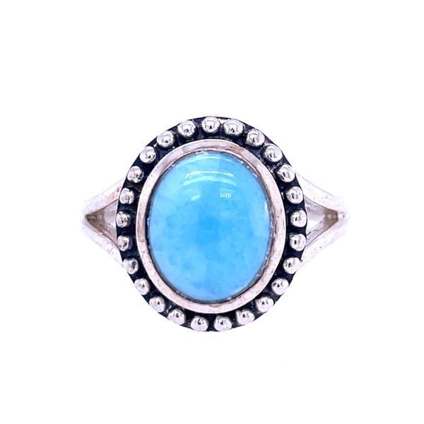 Sterling Silver Larimar Ring E.M. Smith Family Jewelers Chillicothe, OH