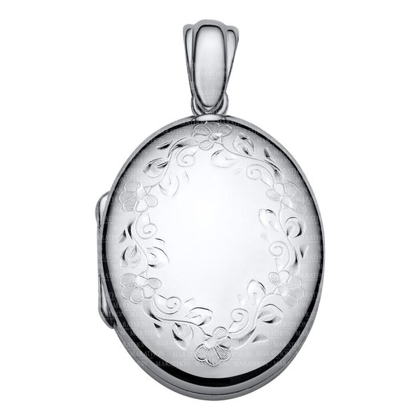 Sterling Silver Oval Locket E.M. Smith Family Jewelers Chillicothe, OH