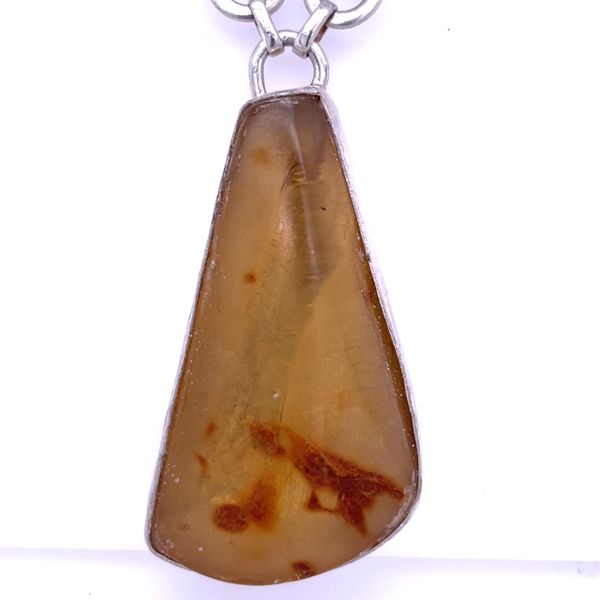 Sterling Silver Amber Pendant E.M. Smith Family Jewelers Chillicothe, OH