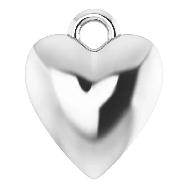Puffy Heart Charm E.M. Smith Family Jewelers Chillicothe, OH