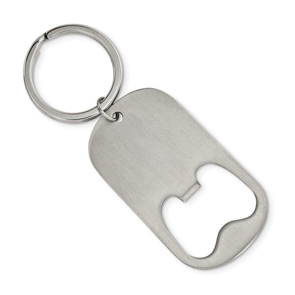 Bottle Opener Key Ring (engravable) 001-700-10104 - | E.M. Smith Family | OH