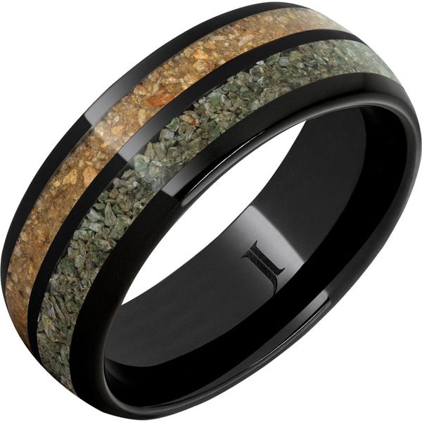 Black Diamond Ceramic Ring Enhancery Jewelers San Diego, CA