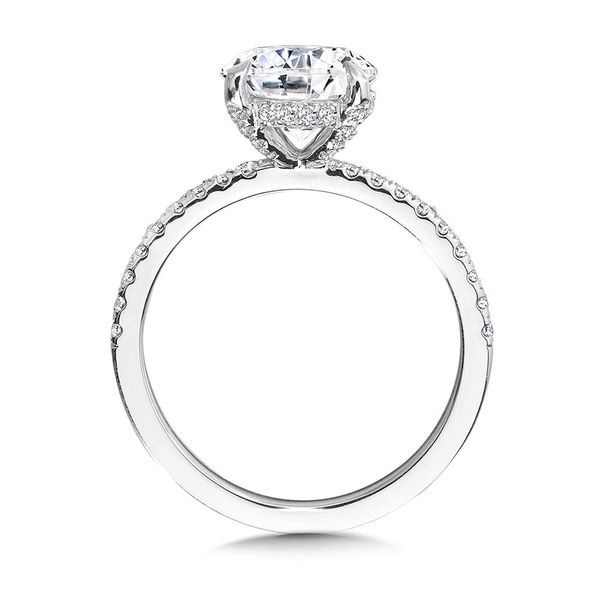14K Hidden Halo Lab Grown Diamonds Engagement Ring Image 2 Enhancery Jewelers San Diego, CA