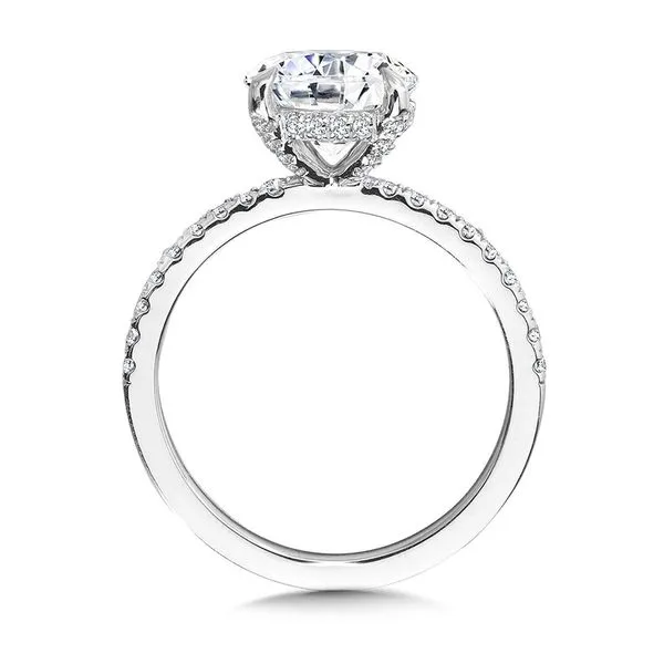 14K Hidden Halo Lab Grown Diamonds Engagement Ring Enhancery Jewelers San Diego, CA
