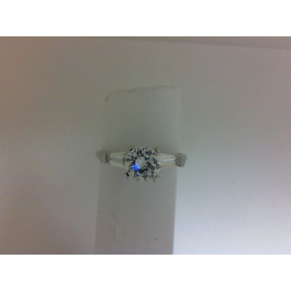 Diamond W-Set Semi-Mount Enhancery Jewelers San Diego, CA