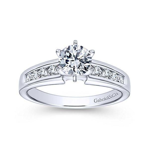 Gabriel Diamond Engagement Ring ER2200 Enhancery Jewelers San Diego, CA