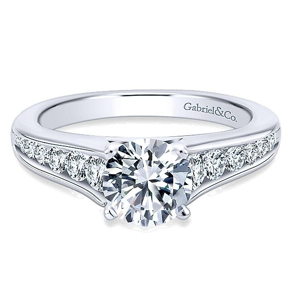 Gabriel ER6664 Lady's Diamond Engagement Ring Enhancery Jewelers San Diego, CA