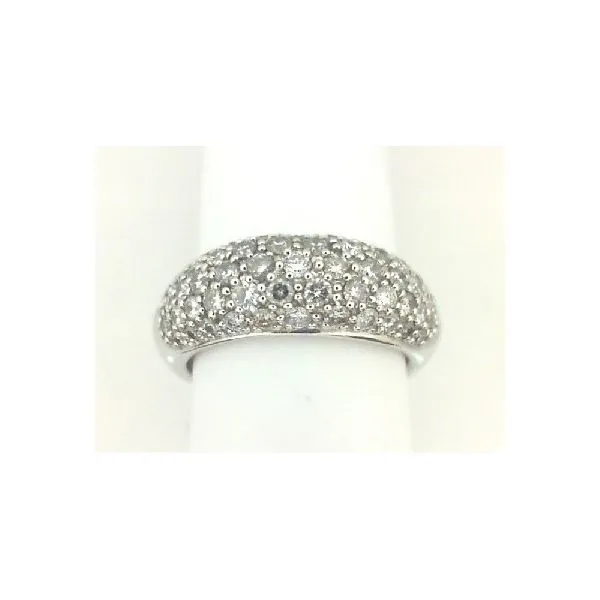 Pave diamond dome ring Enhancery Jewelers San Diego, CA