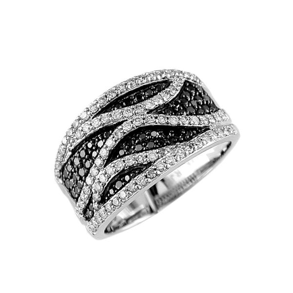black diamond ring Enhancery Jewelers San Diego, CA