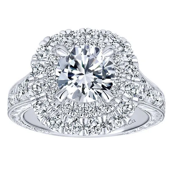 GabrielER11984 14K White Gold Engagement Ring Enhancery Jewelers San Diego, CA