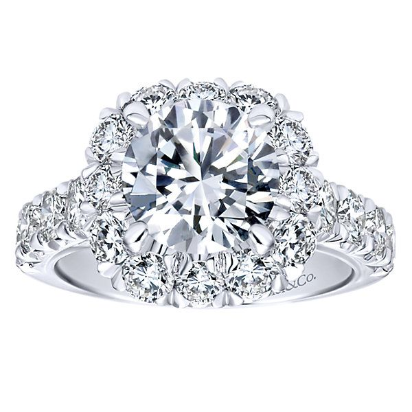 Gabriel ER11986 14K Gold Diamond Engagement Ring Mounting Enhancery Jewelers San Diego, CA