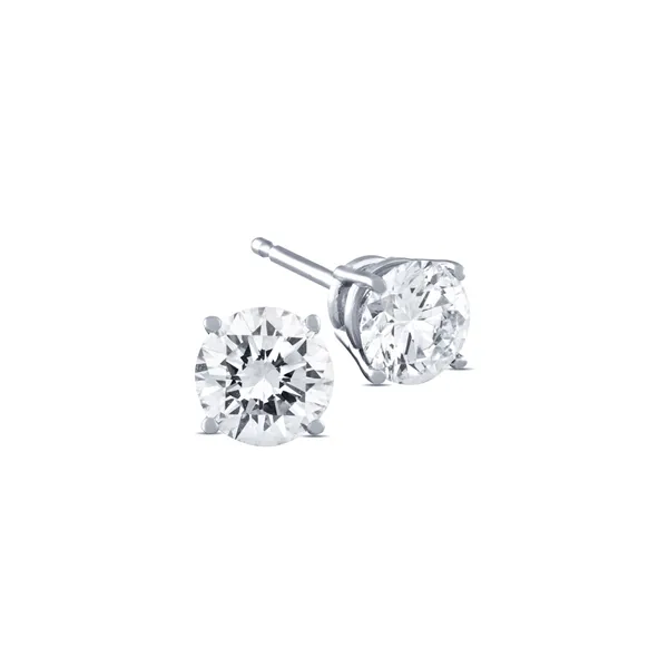 Diamond Stud earrings with 5/8ths ct tw Enhancery Jewelers San Diego, CA