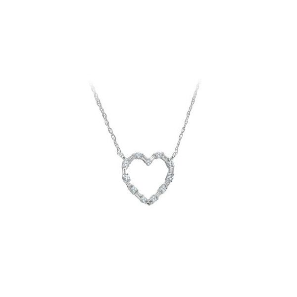 Diamond Heart Pendant Enhancery Jewelers San Diego, CA