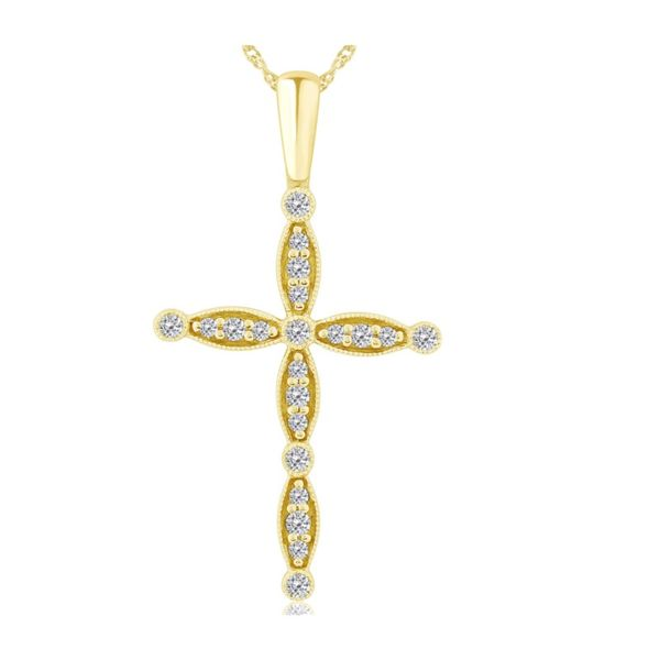 Diamond Cross Pendant Enhancery Jewelers San Diego, CA