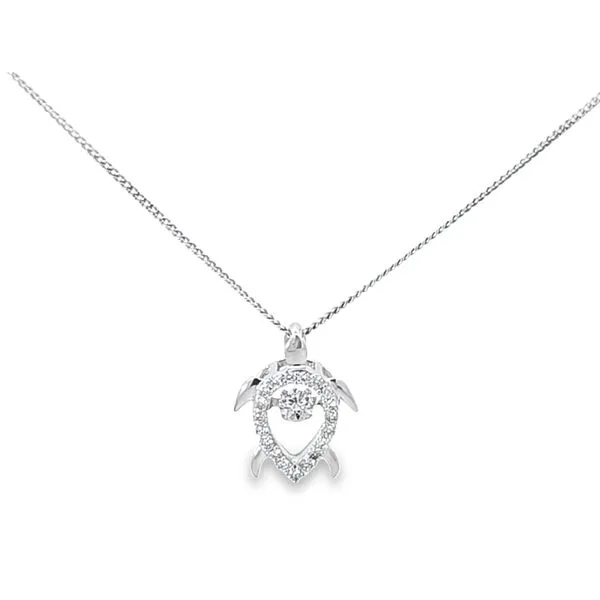 14 Karat Sea Turtle Diamond Necklace Enhancery Jewelers San Diego, CA