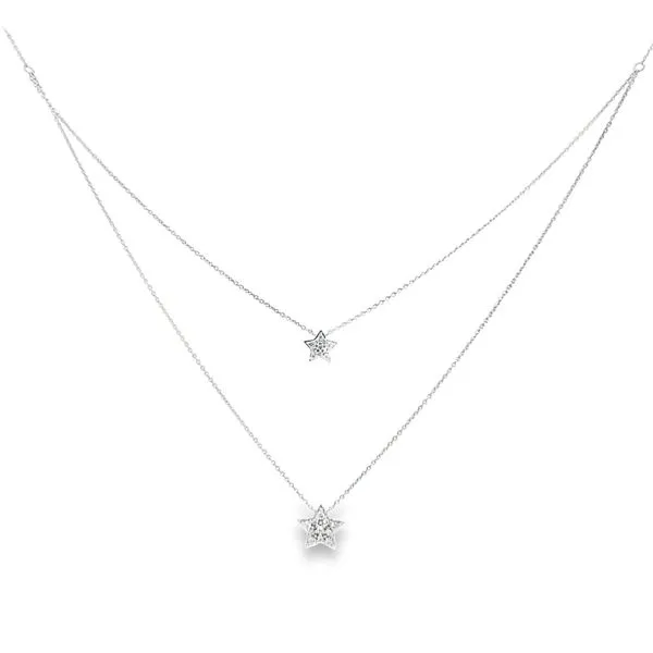 Sterling Silver Star Layer Necklace Image 2 Enhancery Jewelers San Diego, CA