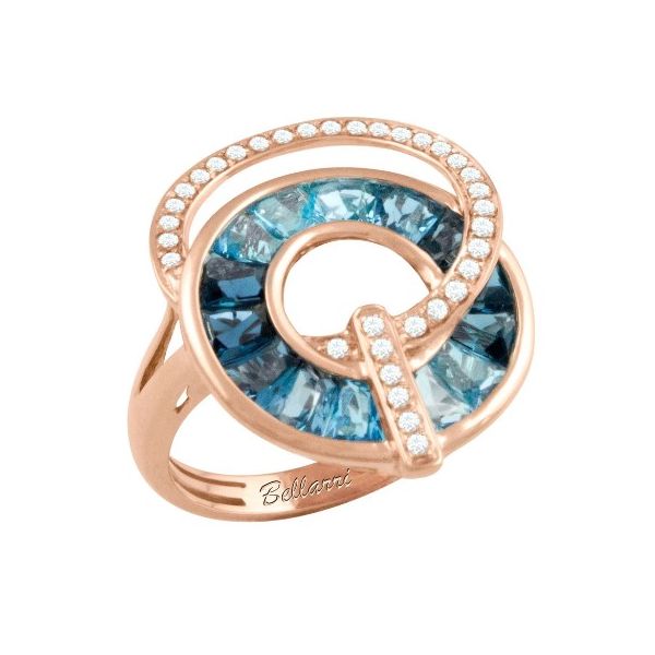 Bellarri Blue Topaz Ring Enhancery Jewelers San Diego, CA