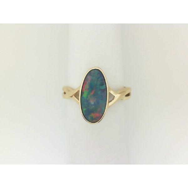 Boulder Opal Fashion Ring Enhancery Jewelers San Diego, CA