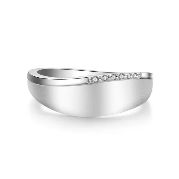 Sterling Silver Diamond Ring Enhancery Jewelers San Diego, CA