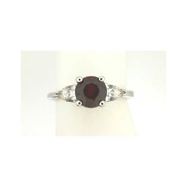 ESTATE Garnet Ring Enhancery Jewelers San Diego, CA