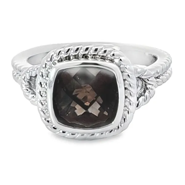 Sterling Silver Smokey Quartz Ring Enhancery Jewelers San Diego, CA