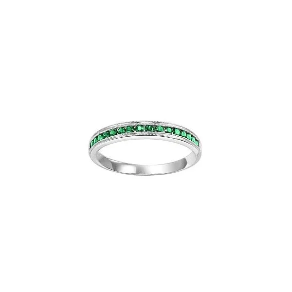 10K White Gold Emerald Ring Enhancery Jewelers San Diego, CA