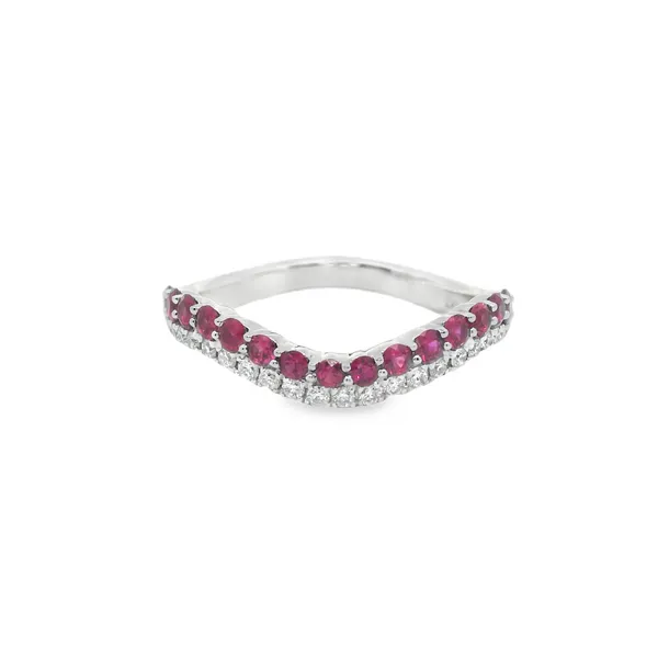 14K Ruby And Diamond Band Enhancery Jewelers San Diego, CA