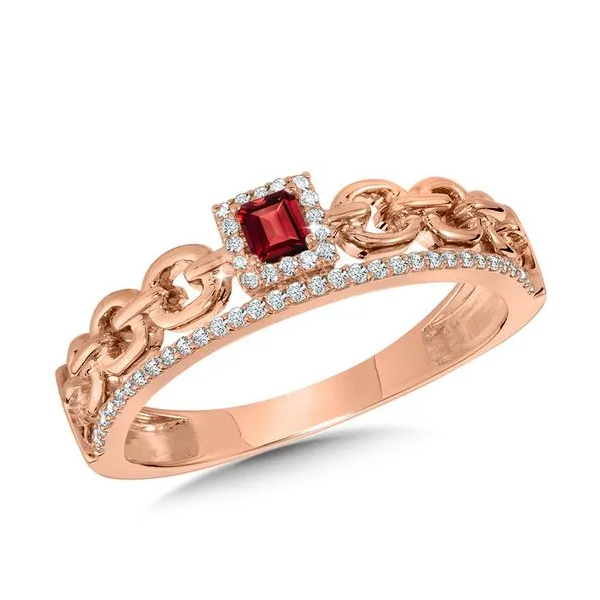 Ruby and Diamond Ring Enhancery Jewelers San Diego, CA