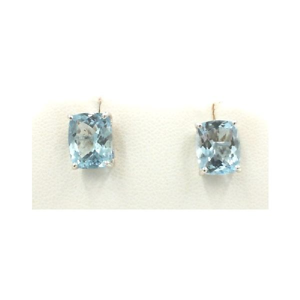 Blue topaz earrings Enhancery Jewelers San Diego, CA