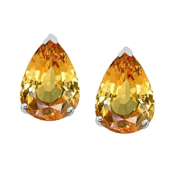 Citrine earrings Enhancery Jewelers San Diego, CA