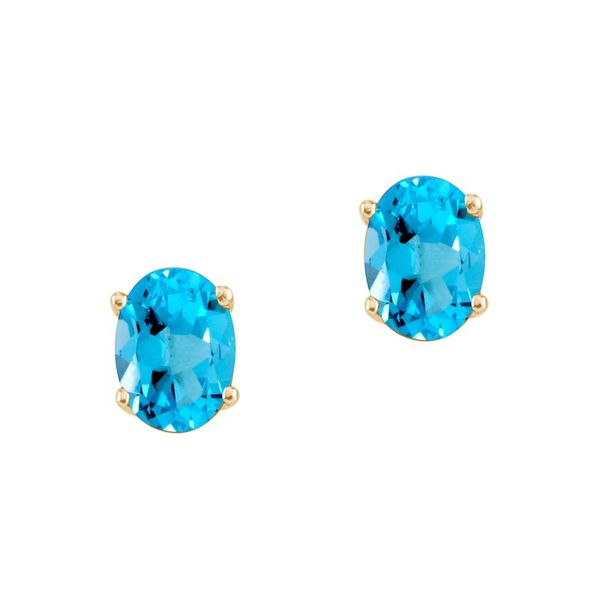 Blue Topaz Earrings Enhancery Jewelers San Diego, CA