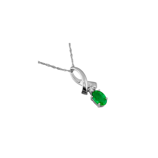 emerald pendant Enhancery Jewelers San Diego, CA