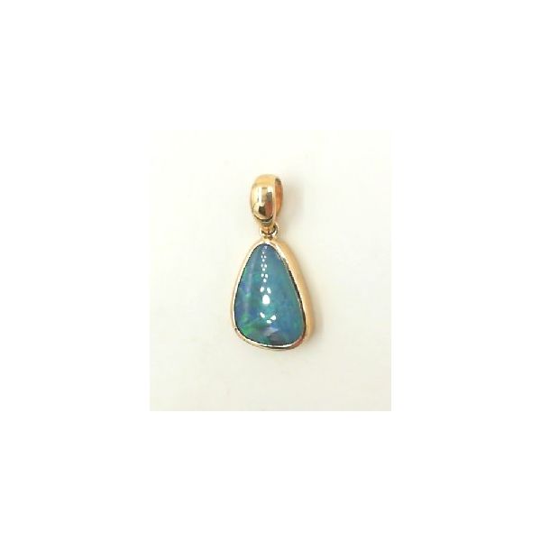 Opal doublet pendant Enhancery Jewelers San Diego, CA