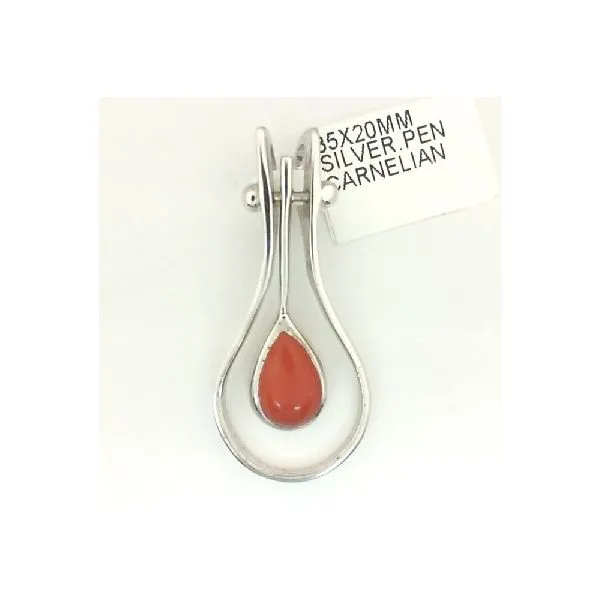 Carnelian Pendant Enhancery Jewelers San Diego, CA