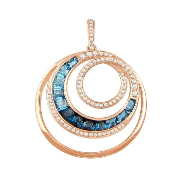 Bellarri Blue Topaz Pendant Enhancery Jewelers San Diego, CA