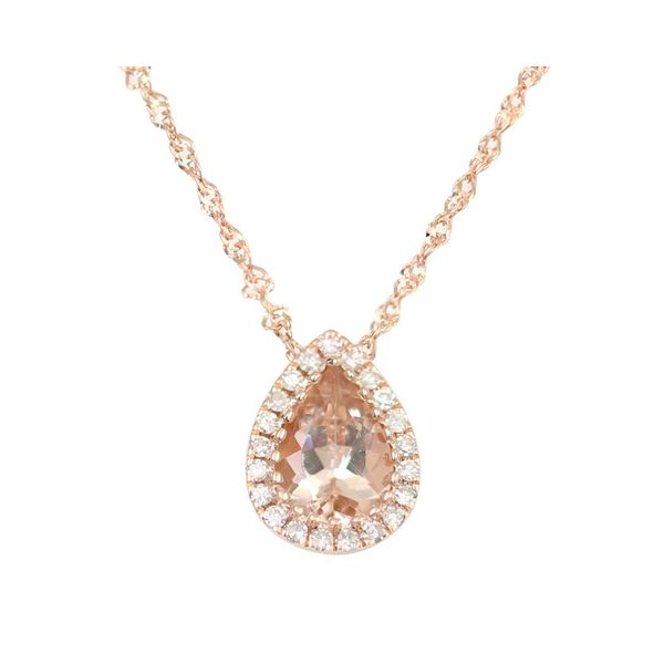 Morganite Pendant Enhancery Jewelers San Diego, CA