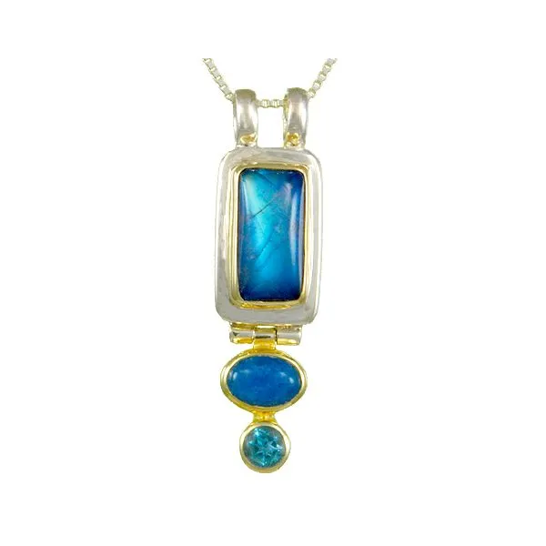 Michou Rainbow Moonstone Pendant Enhancery Jewelers San Diego, CA