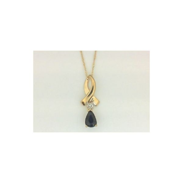 sapphire necklace Enhancery Jewelers San Diego, CA