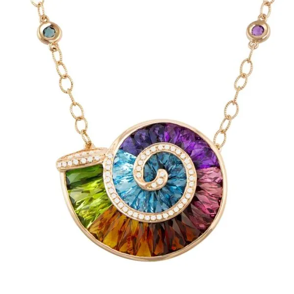 Colored Stone and Diamond Necklace Enhancery Jewelers San Diego, CA