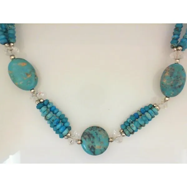 Turquoise Beaded Necklace Enhancery Jewelers San Diego, CA