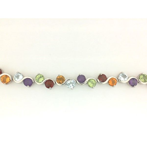 Multi Colored Gemstone Bracelet Enhancery Jewelers San Diego, CA